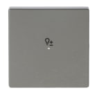 BUSCH-JAEGER - Wippe 1-fach für flex f@h KNX mit Symbol Dimmen edelstahl - pur edelstahl