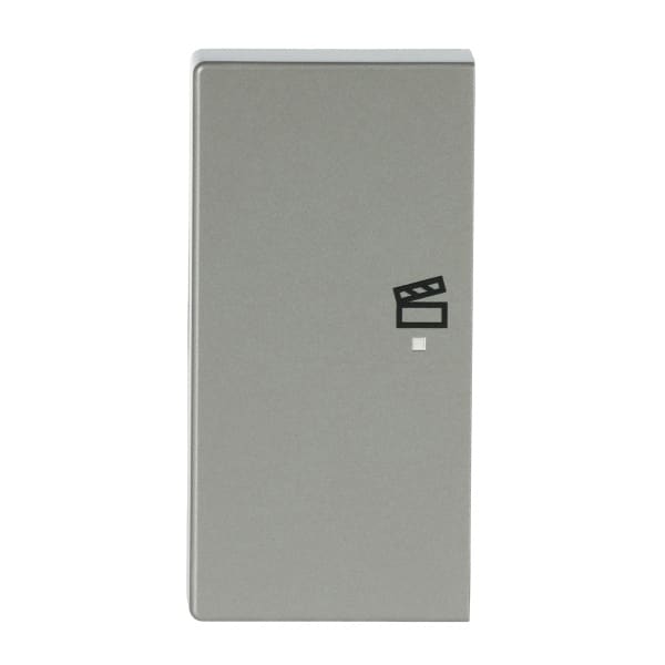 BUSCH-JAEGER - Wippe 2-fach links flex f@h KNX mit Symbol Szene edelstahl - pur edelstahl