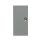 BUSCH-JAEGER - Wippe 2-fach links flex f@h KNX mit Symbol Dimmen edelstahl - pur edelstahl