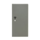 BUSCH-JAEGER - Wippe 2-fach rechts flex f@h KNX mit Symbol Licht edelstahl - pur edelstahl