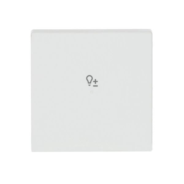 BUSCH-JAEGER - Wippe 1-fach für flex f@h KNX mit Symbol Dimmen studioweiß matt - Plattform 63