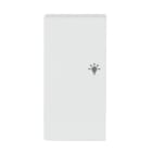 BUSCH-JAEGER - Wippe 2-fach links flex f@h KNX mit Symbol Licht studioweiß matt - Plattform 63