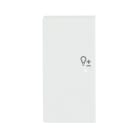 BUSCH-JAEGER - Wippe 2-fach links flex f@h KNX mit Symbol Dimmen studioweiß matt - Plattform 63