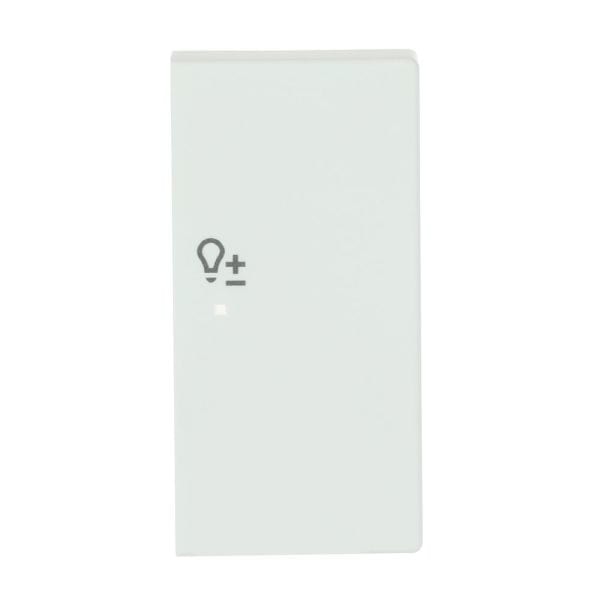 BUSCH-JAEGER - Wippe 2-fach rechts mit Symbol Dimmer Symbol Dimmen studioweiß matt Plattform 63
