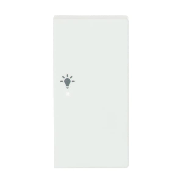BUSCH-JAEGER - Wippe 2-fach rechts flex f@h KNX mit Symbol Licht studioweiß matt - Plattform 63