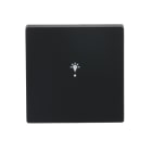 BUSCH-JAEGER - Wippe 1-fach für flex f@h KNX mit Symbol Licht schwarz matt - Plattform 63