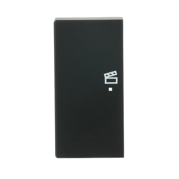 BUSCH-JAEGER - Wippe 2-fach links flex f@h KNX mit Symbol Szene schwarz matt - Plattform 63