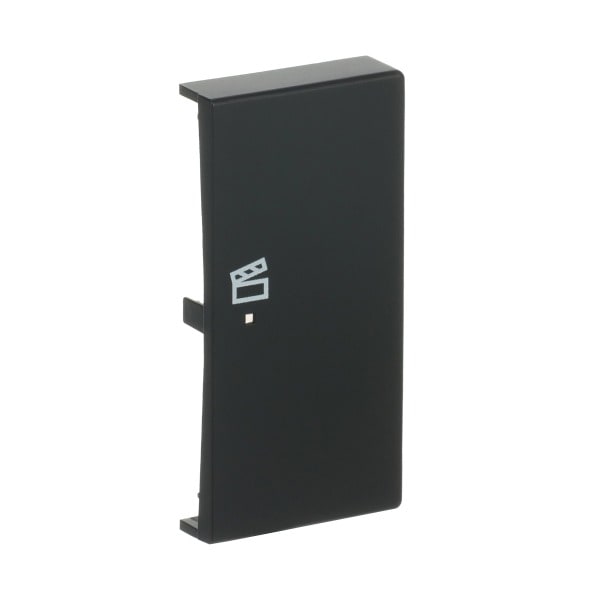 BUSCH-JAEGER - Wippe 2-fach rechts flex f@h KNX mit Symbol Szene schwarz matt - Plattform 63