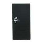 BUSCH-JAEGER - Wippe 2-fach rechts flex f@h KNX mit Symbol Szene schwarz matt - Plattform 63