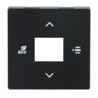 BUSCH-JAEGER - Zentralscheibe für Fan Coil-Regler schwarz matt - Plattform 63