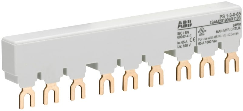 ABB - PS 3-Phasen-Sammelschiene für 3 MS116 / MS132 Ie=65A