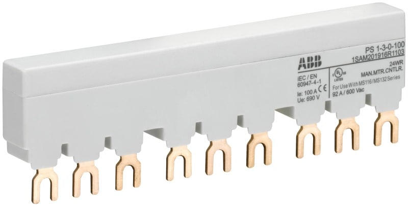 ABB - PS 3-Phasen-Sammelschiene für 3 MS116 / MS132 Ie=100A