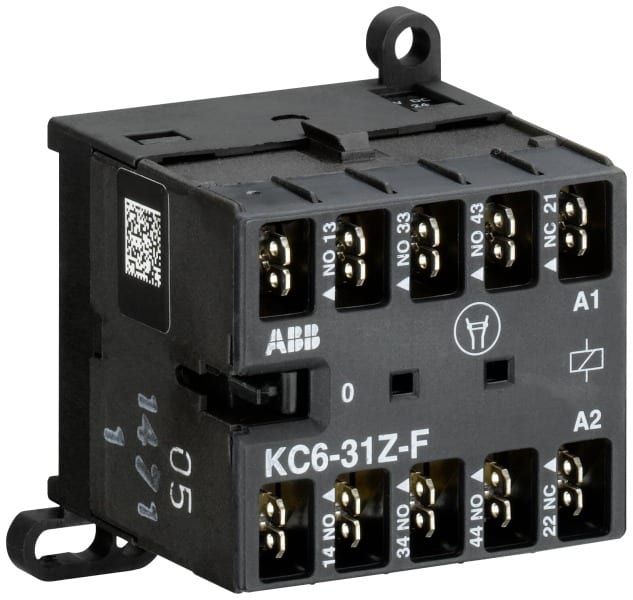 ABB - KC6 Kleinhilfsschütz 220-240 V DC-0 NO-0 NC-Flachsteckerverbindung