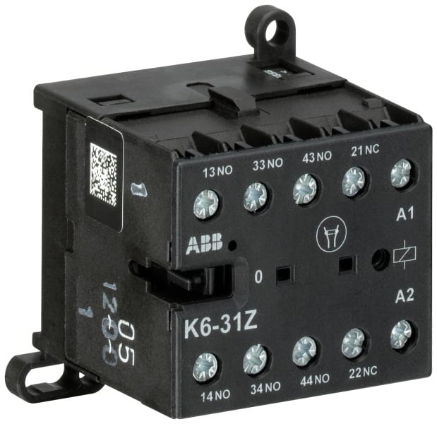 ABB - K6 Kleinhilfsschütz 42 V AC-0 NO-0 NC-Schraubklemme