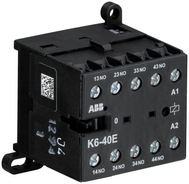 ABB - K6 Kleinhilfsschütz 110-127 V AC-0 NO-0 NC-Schraubklemme