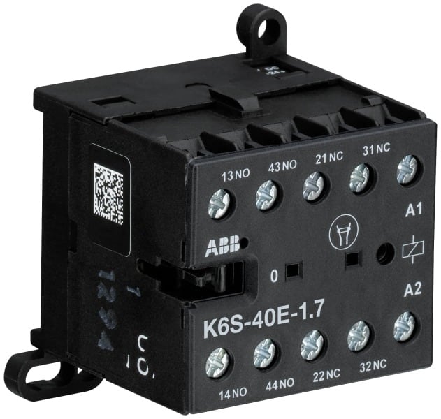 ABB - K6S Kleinhilfsschütz 17-32 V DC-0 NO-0 NC-Schraubklemme