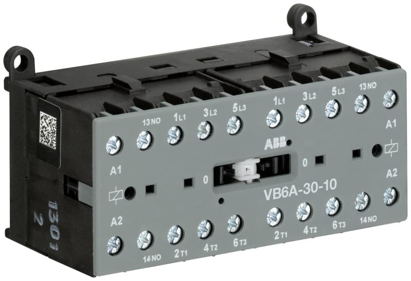 ABB - VB6A Wendeschütz 220-240 V AC-3 NO-0 NC-Schraubklemme