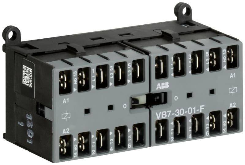 ABB - VB7 Wendeschütz 24 V AC-3 NO-0 NC-Flachsteckerverbindung