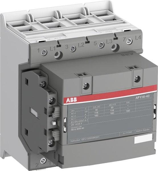 ABB - AF Schütz 4-polig 250-500V AC 50/60Hz/DC Klemmenanschlüsse