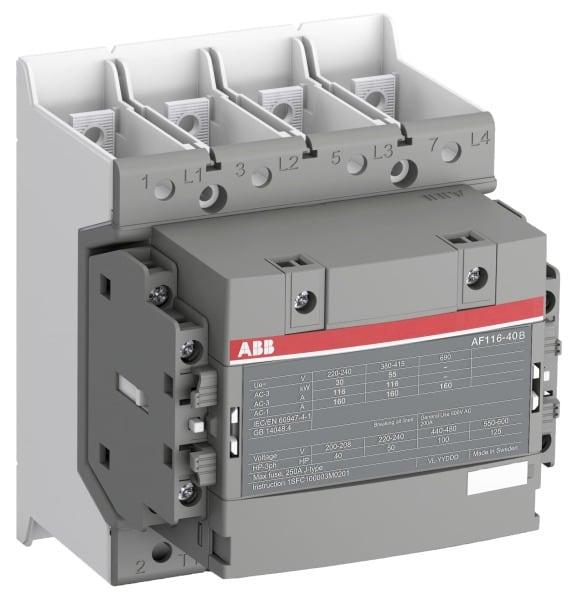 ABB - AF Schütz 4-polig 48-130V AC 50/60Hz/DC Hiko: 2S + 2Ö