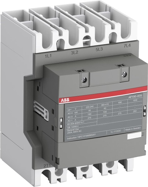 ABB - AF Schütz 4-polig 100-250V 50/60Hz/DC Schienenanschluß