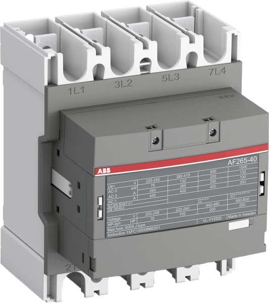 ABB - AF Schütz 4-polig 250-500V 50/60Hz/DC Schienenanschluß