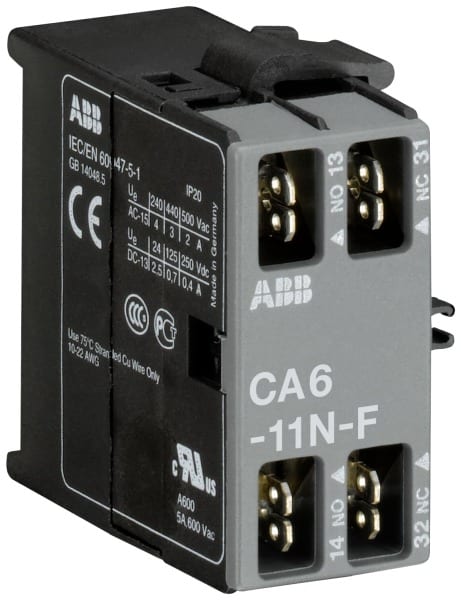 ABB - CA6 Hilfsschalter 1S/1Ö für 3-polige B(C)6, B(C)7 Kleinschütze
