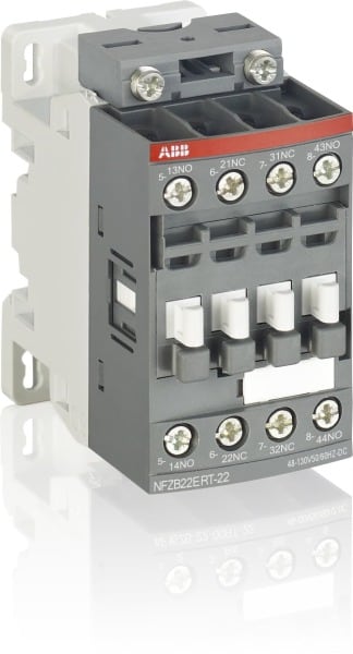 ABB - NFB Hilfsschütz 250-500V 50/60Hz/DC 4S Ringkabelschuhanschluss/Bahnzulassung