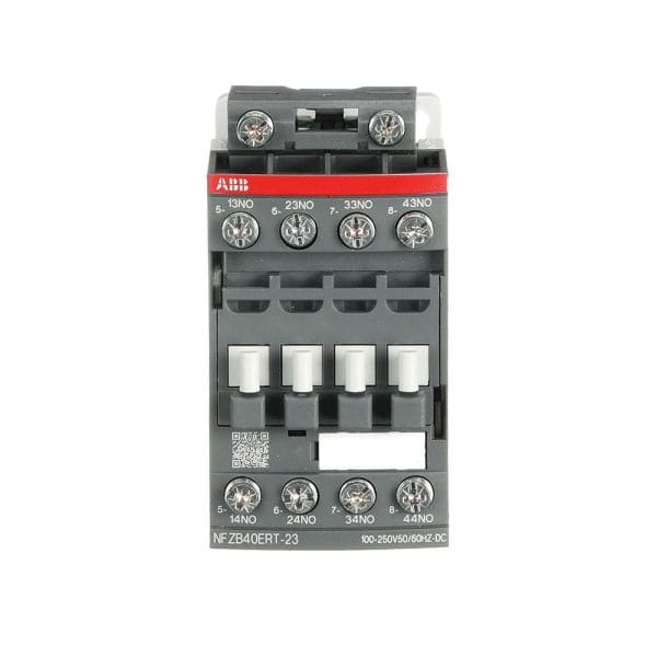 ABB - NFZB Hilfsschütz 100-250V 50/60Hz/DC 4S Ringkabelschuhanschluss/Bahnzulassung