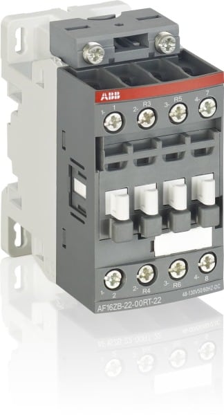 ABB - AF09ZB Schütz 48-130V 50/60Hz/DC 4-polig Ringkabelschuhanschluss/Bahnzulassung