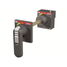 ABB - RHE_H LH XT1...XT4 STAND. RETURNED Griff lang Normal Grau Zubehör für XT1-XT4