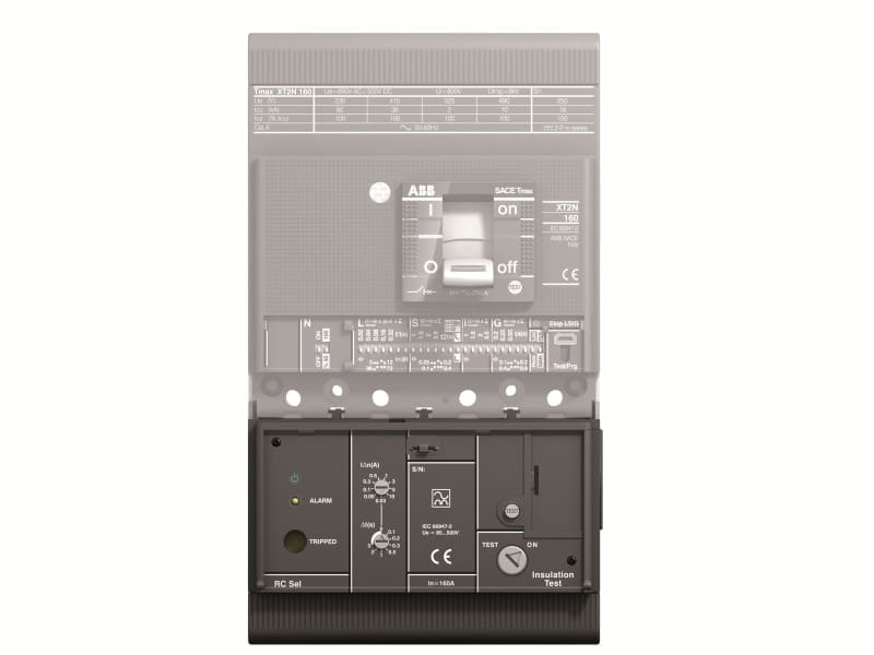 ABB - RC Sel x XT2 4p TypA 85-690V 160A 0,03-10A max 135A bei steckbarausfahrbar Zub.