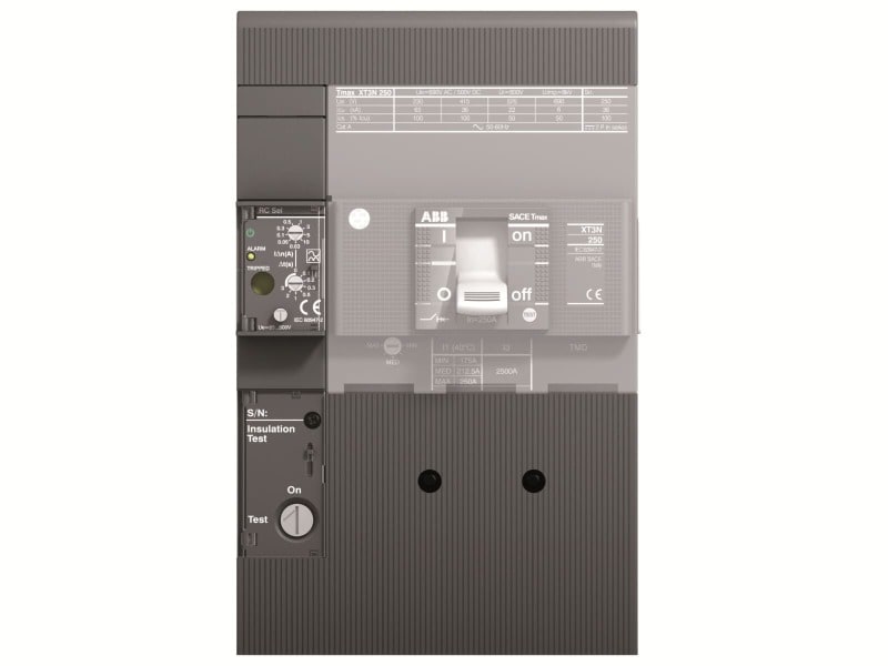 ABB - RC Sel HV 85...690Vac XT3 4p F TypA ü85-690V In?250A IDn0,03-10A Zubehör
