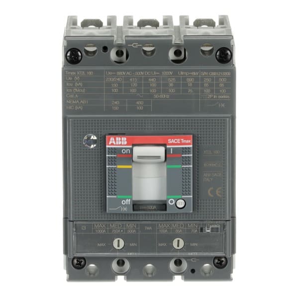 ABB - XT2L 160 TMA 100-1000 3p F F Kompaktleistungsschalter Tmax XT2