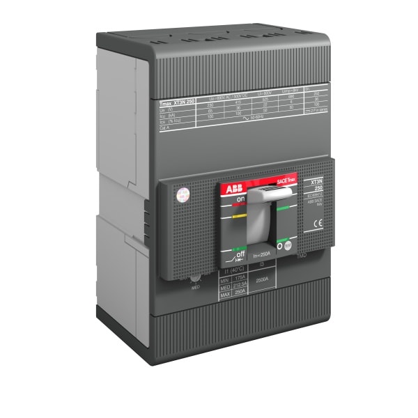 ABB - XT3N 250 MA 200 Im=1200...2400 3p F F Kompaktleistungsschalter Tmax XT3