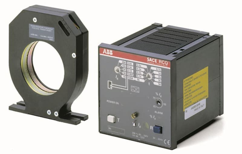 ABB - Fehlerstromrel. RCQ020/P 110-690Vac Zub. f. Leistungsschalter Fehlerstromauslöser