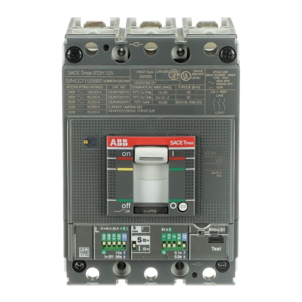 ABB - XT2H 125 Ekip Dip LS/I In=25A 3p F F UL Kompaktleistungsschalter Tmax XT2
