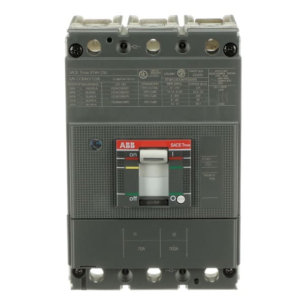 ABB - XT4H 250 TMF 70-700 3p F F UL/CSA Kompaktleistungsschalter Tmax XT4