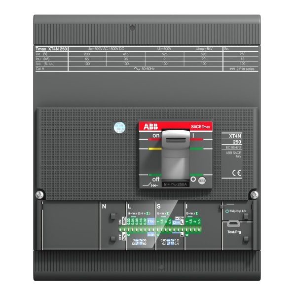 ABB - XT4N 250 Ekip C Dip LSI In250A 4pFF UL Kompaktleistungsschalter Tmax XT4