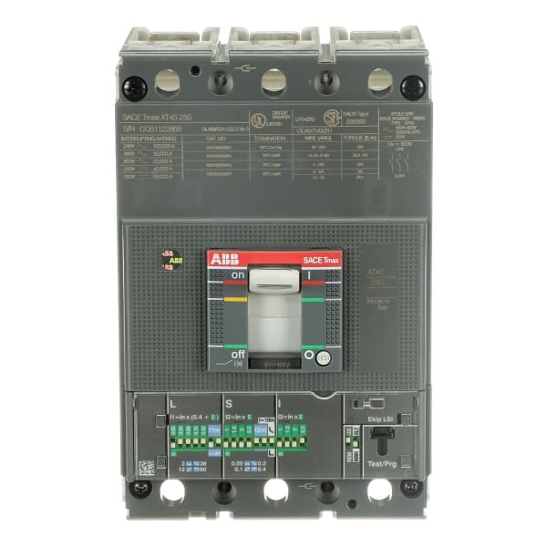 ABB - XT4S 250 Ekip C Dip LSI In100A 3pFF UL Kompaktleistungsschalter Tmax XT4