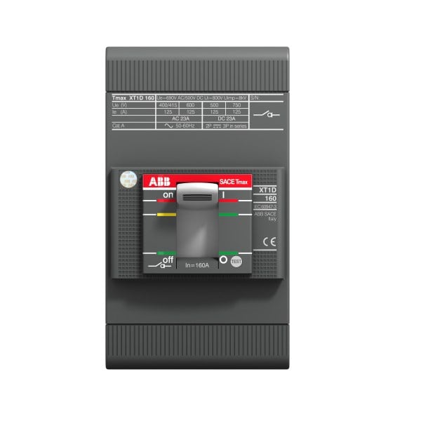 ABB - XT1H-D 125 MCS-UL/CSA Im=1500 3p F F Kompaktleistungsschalter Tmax XT1