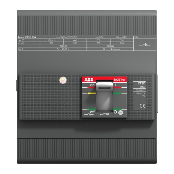 ABB - XT3S-D 225 MCS-UL/CSA Im=2700 4p F F Kompaktleistungsschalter Tmax XT3