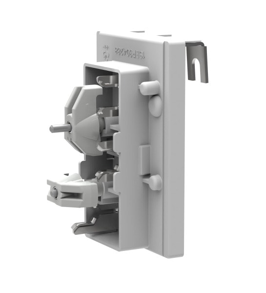ABB - Adapter 3P für 40 mm Sammelschienenabstand, Kabelabgang oben/unten für XLP00