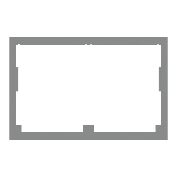 ABB - XLP1 Frontrahmen 2-fach