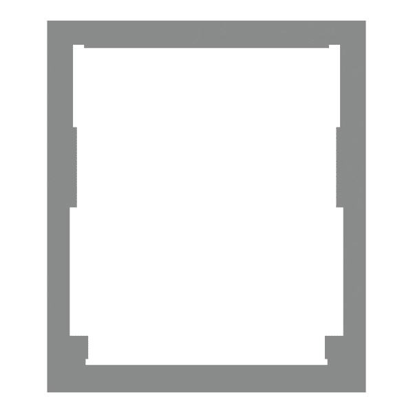 ABB - XLP2 Frontrahmen 1-fach