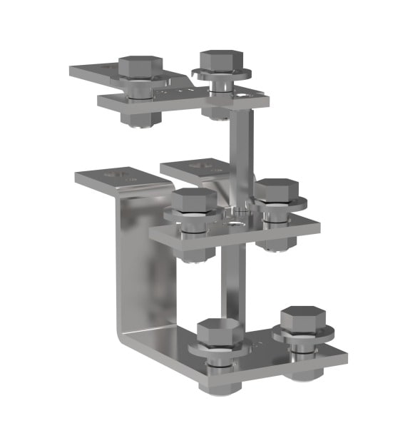 ABB - ZHBM/ZLBM123 Doppelanschluss für Kabelschuh 2x240 mm² VPE 3, für Al/Cu