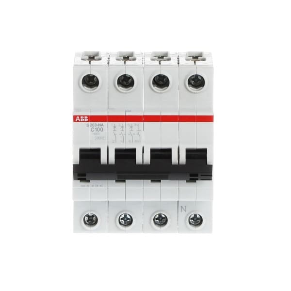 ABB - Leitungsschutzschalter 3+N-polig Charakteristik C Bemessungsstrom 100A 6kA