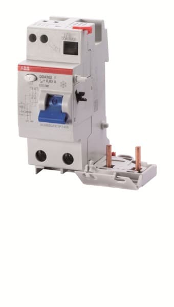 ABB - FI-Block 2-polig Typ F mischfrequenzsensitiv 63A Bemessungsfehlerstrom 30mA