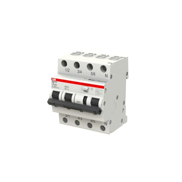ABB - FI/LS Typ A 3+N-polig Charakteristik C Bemessungsstrom 32A 30mA 6kA