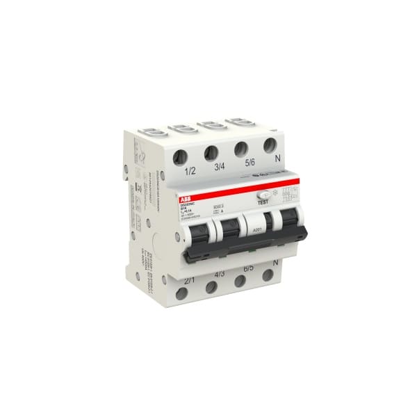 ABB - FI/LS Typ A 3+N-polig Charakteristik B Bemessungsstrom 16A 100mA 6kA